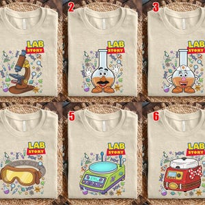 Disneyland Toy Story Lab Week 2026 Shirt, Buzz Lightyear Woody Jessie Bo Peep Lab Story 2026 Shirt, Lab Team, Med Lab Clinical Laboratory image 5