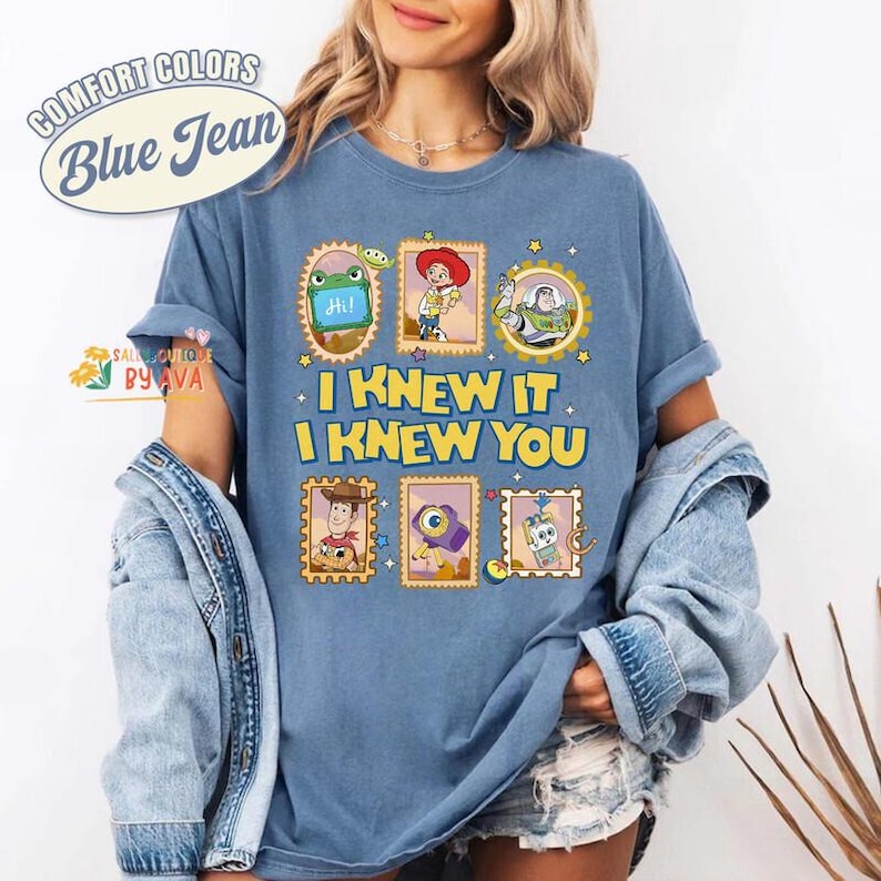 Disneyland Pixar Toy Story 5 I Knew It I Knew You Shirt, Lilypad Buzz Woody Jessie Toy Story Land You've Got a Friend In Me Shirt image 7