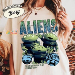 Disneyland Toy Story Aliens Shirt, Retro Alien Toy Story Disneyland WDW Matching Family Shirt, Magic Kingdom, Animal Kingdom Shirt Bild 4