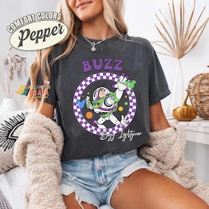 Custom All Disneyland Pixar Toy Story Checkered Shirt, Woody Buzz Jessie Rex Lotso, Family Vacation Tee, Personalized Group Matching Tee image 3