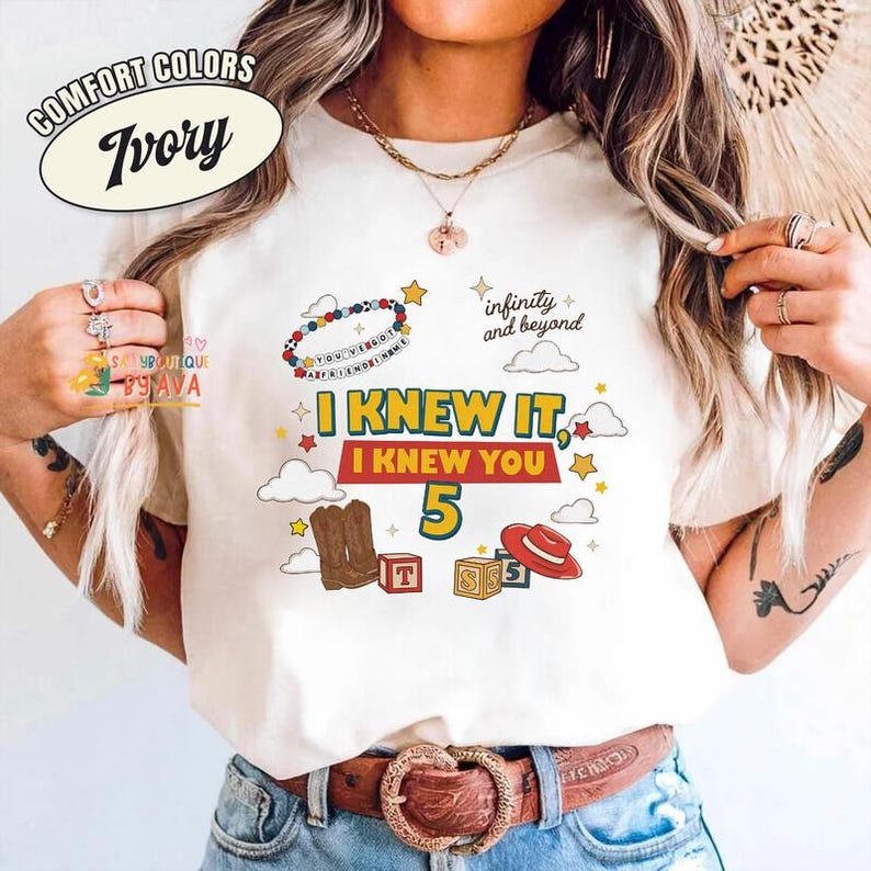 Toy Story 5 Friendship I Knew It I Knew You,Toy Story 5 Movie Tee, To Infinity And Beyond, You've Got A Friend In Me, Toy Story Land image 4