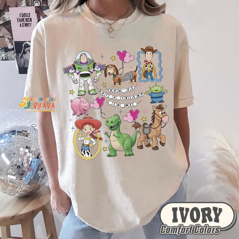 Coquette Disneyland Toy Story You've Got A Friend In Me Shirt, Toy Story Characters Tee, Family Matching Shirt, Disneyland Trip Shirt bild 5