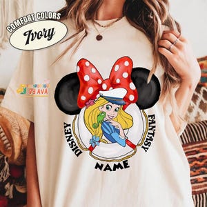 Disneyland Princess Cruise Shirt, Elsa Cinderella Belle Snow White Princess Shirt, Disneyland Family Matching Cruise Shirt, Cruise Trip 2026 Bild 2