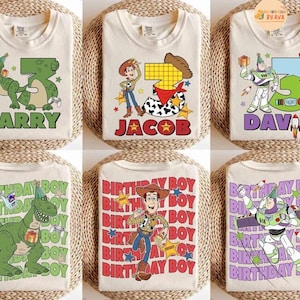 Disneyland Toy Story Birthday shirts, Lilypad Woody Buzz,Disneyland Birthday Squad Crew Boy Girl shirts, Toy Story Birthday Family Shirt image 3