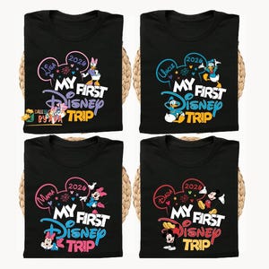 Camiseta de mi primer viaje a Disneyland, camisetas a juego de Toy Story para Disneyland, camisetas familiares para vacaciones en Disneyland, camiseta de Disneyland, primer viaje a Disneyworld imagen 6