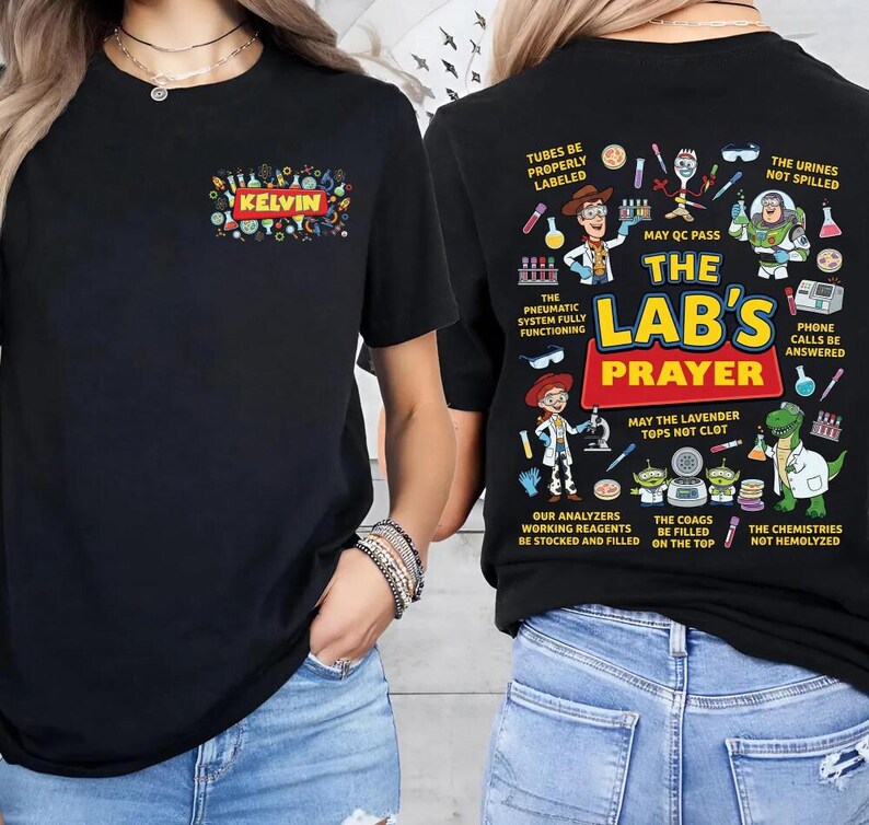 Toy Story Lab Week 2026 Shirt/The Lab's Prayer Shirt/Medical Lab Science/Laboratory Lab Tech Team Shirt, Lab Scientist Med Tech Shirt image 2