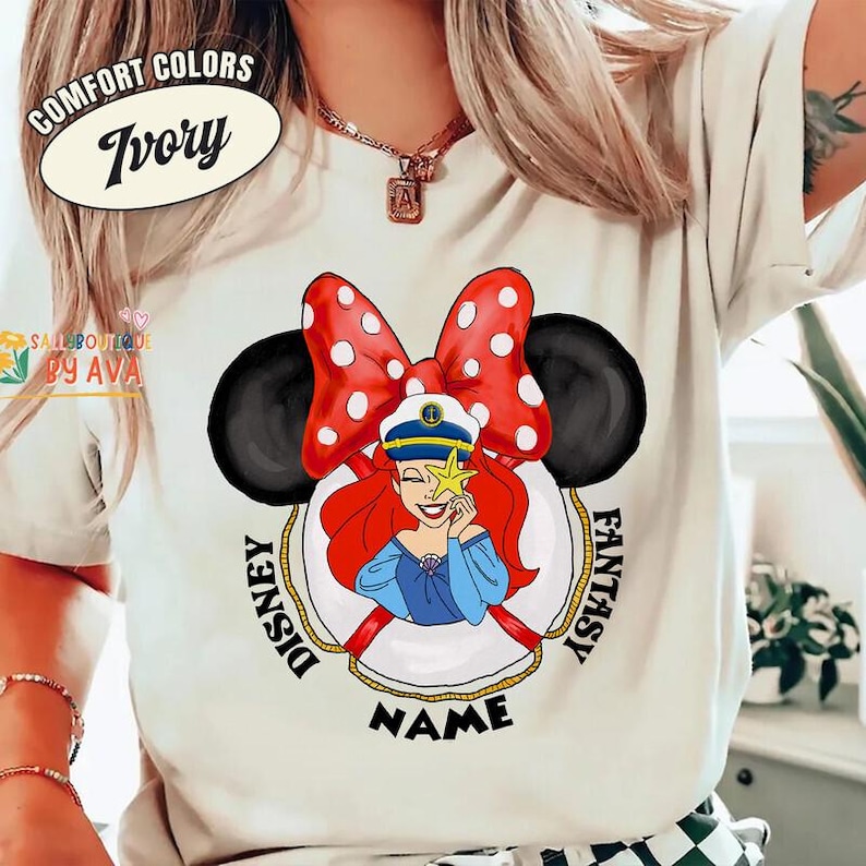 Disneyland Princess Cruise Shirt, Elsa Cinderella Belle Snow White Princess Shirt, Disneyland Family Matching Cruise Shirt, Cruise Trip 2026 Bild 3