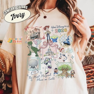 Retro Coquette Disneyland Toy Story You've Got A Friend In Me Shirt, Toy Story Characters Tee, Family Matching Shirt, Disneyland Trip Shirt image 1