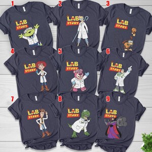 Disneyland Toy Story Lab Week 2026 Shirt, Buzz Lightyear Woody Jessie Bo Peep Lab Story 2026, Lab Team, Med Lab Clinical Laboratory image 3