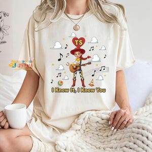 Disney Toy Story 5 I Knew It, I Knew You Music Shirt, Toy Story 5 Movie 2026, Jessie Toy Story 5 Inspired Shirt image 4