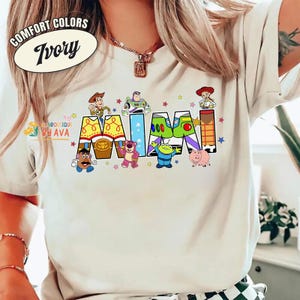 Custom Name Toy Story Birthday Shirt, Disneyland Family Matching Comfort Colors Shirt, Personalized Birthday Gift image 5
