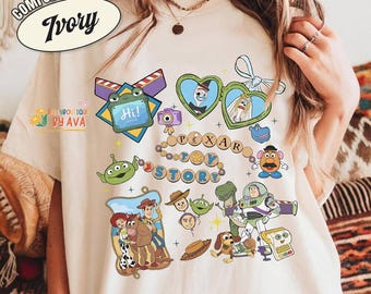 Chemise Toy Story 5 Disneyland, t-shirt Vous avez un ami en moi, nénuphar Woody Buzz Etch Lenny Mr Spell, chemise de voyage vacances en famille 2026