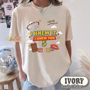 Toy Story 5 Friendship I Knew It I Knew You,Toy Story 5 Movie Tee, To Infinity And Beyond, You've Got A Friend In Me, Toy Story Land image 2