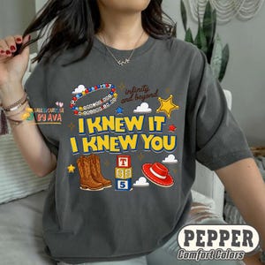 Toy Story 5 I Knew It I Knew You Friendship Shirt, Comfort Colors Disneyland Pixar Toy Story 5 Inspired Shirt, Disneyland Friends Shirt image 6