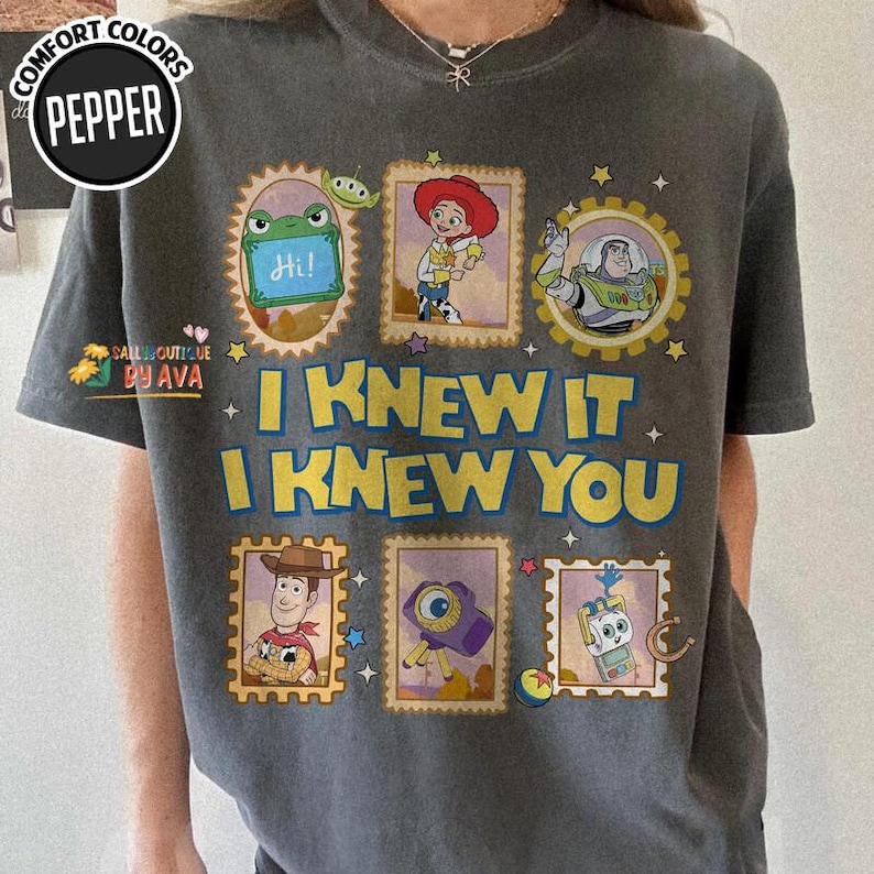 Disneyland Pixar Toy Story 5 I Knew It I Knew You Shirt, Lilypad Buzz Woody Jessie Toy Story Land You've Got a Friend In Me Shirt image 1