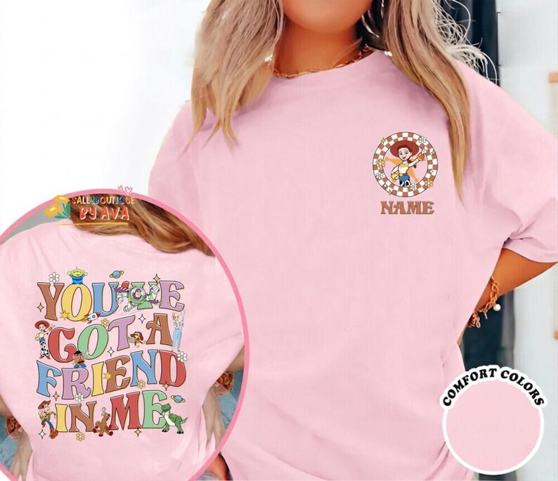 You've Got A Friend In Me Toy Story Shirt, Toy Story Family Matching Shirt, Woody Buzz Lightyear Toy Story Shirt, Toy Story Birthday Shirt image 3