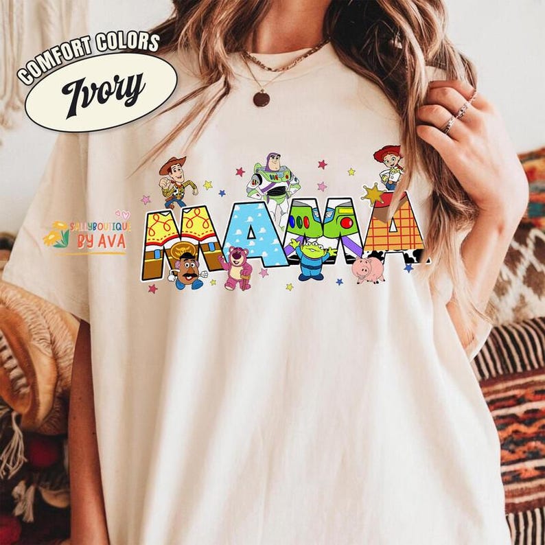 Custom Name Toy Story Birthday Shirt, Disneyland Family Matching Comfort Colors Shirt, Personalized Birthday Gift image 3