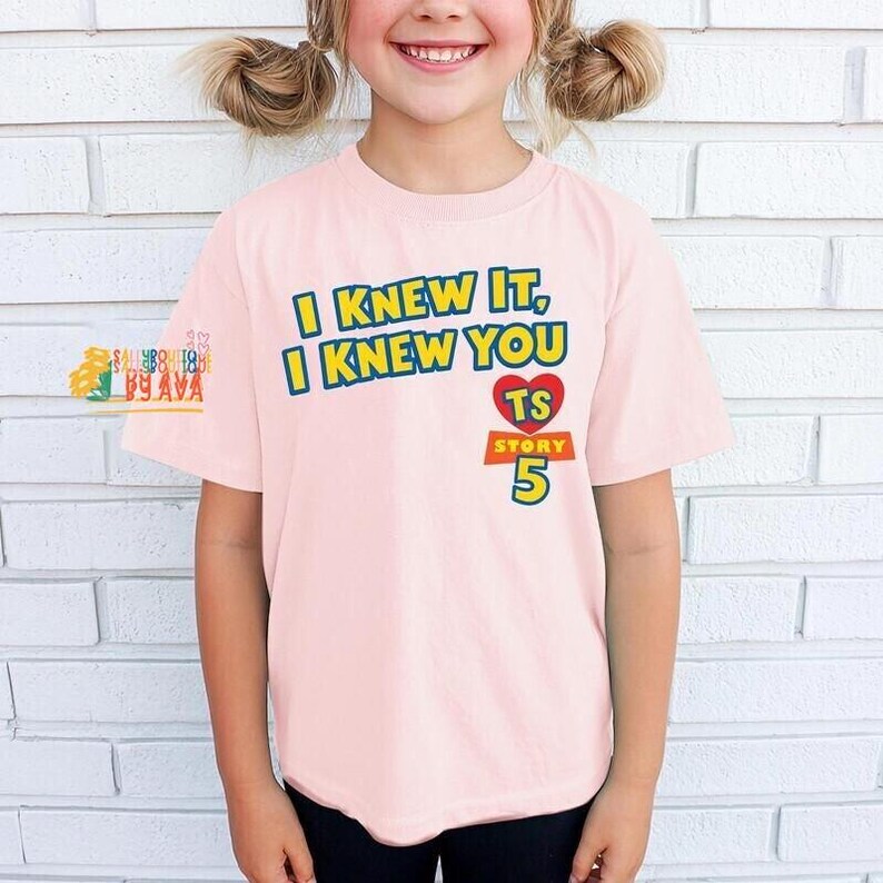 Disneyland Pixar Toy Story 5 I Knew It I Knew You Shirt, Toy Story 5 Inspired Shirt, I Knew It I Knew You Inspired Tshirt image 3