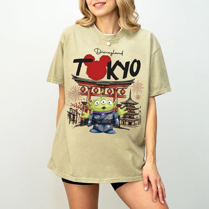 Tokyo Disneyland Toy Story Kimono Shirt, Tokyo Family Trip Tee, Disneyland Matching Shirts, Japan Vacation Girl Trip Tee, Personalized Shirt image 8