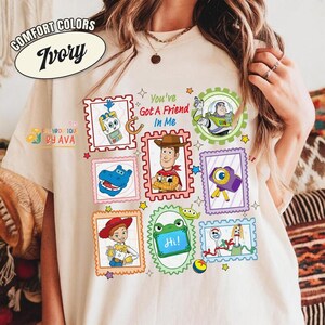 Toy Story 5 Shirt, You've Got A Friend In Me Tee, Disneyland Pixar Woody Buzz Etch Lenny Mr Spell Lilypad, Family Vacation 2026 Trip Shirt image 2