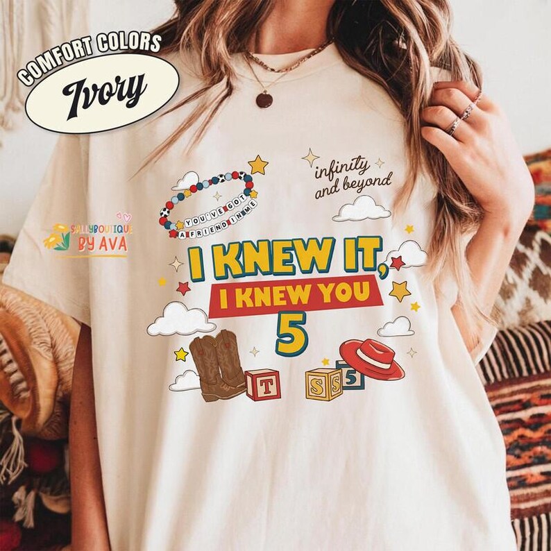 Toy Story 5 Friendship I Knew It I Knew You,Toy Story 5 Movie Tee, To Infinity And Beyond, You've Got A Friend In Me, Toy Story Land image 5