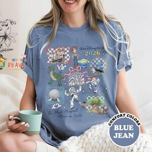 Retro Coquette Disneyland Toy Story You've Got A Friend In Me Shirt, Toy Story Characters Tee, Family Matching Shirt, Disneyland Trip Shirt image 3