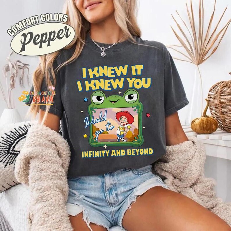 I Knew It I Knew You Toy Story 5 Shirt, Toy Story 5 Shirt, Infinity and Beyond Jessie Tee, Disneyland Toy Story 5 Birthday Shirt image 2