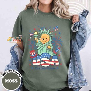 Camiseta personalizada de Disneyland para el Día de los Caídos con temática patriótica, camiseta de Disneyland para el 4 de julio, camiseta de Mickey USA, camisetas patrióticas de Disneyland por sus 250 años. imagen 5