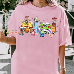 Custom Name Toy Story Birthday Shirt, Disneyland Family Matching Comfort Colors Shirt, Personalized Birthday Gift image 6