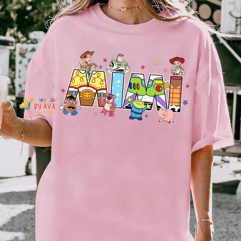 Custom Name Toy Story Birthday Shirt, Disneyland Family Matching Comfort Colors Shirt, Personalized Birthday Gift image 6