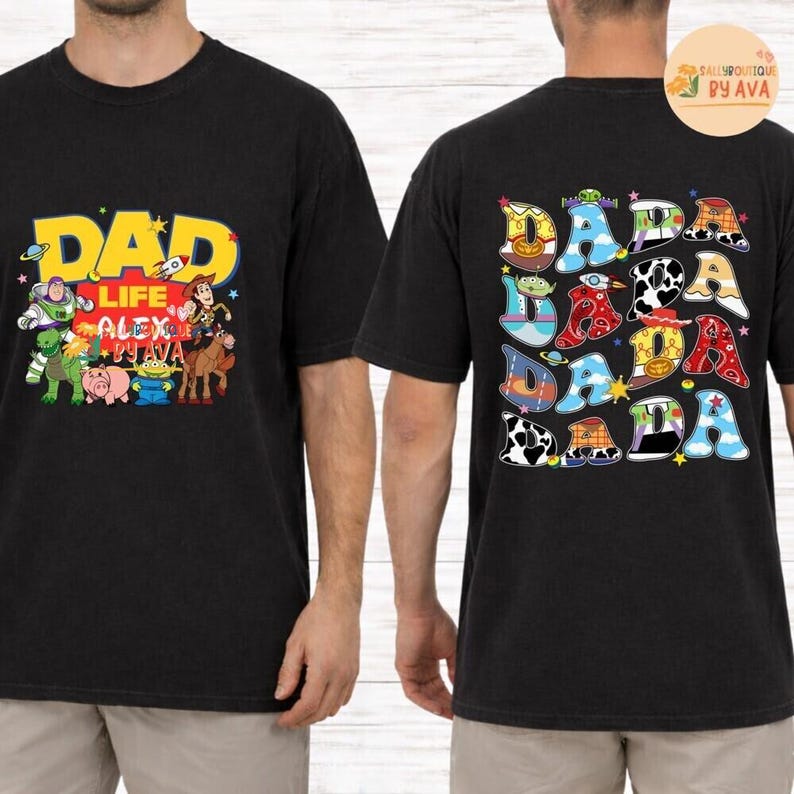 Disneyland Toy Story Mom Dad Life Shirt, Toy Story Dad Tee, Toy Story Family Tee,Toy Story Mom Shirt, Gift For Dad, Gift For Mom, Couple Tee image 3