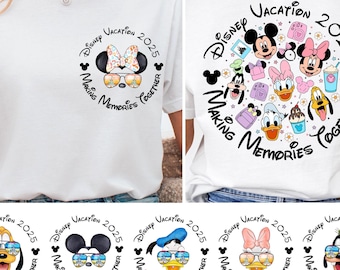 Disneyland Vacation 2026 Making Memories Together Shirt, Mickey and Friends Shirt, Disneyland Family Vacation, Walt DisneyWorld Trip Shirt