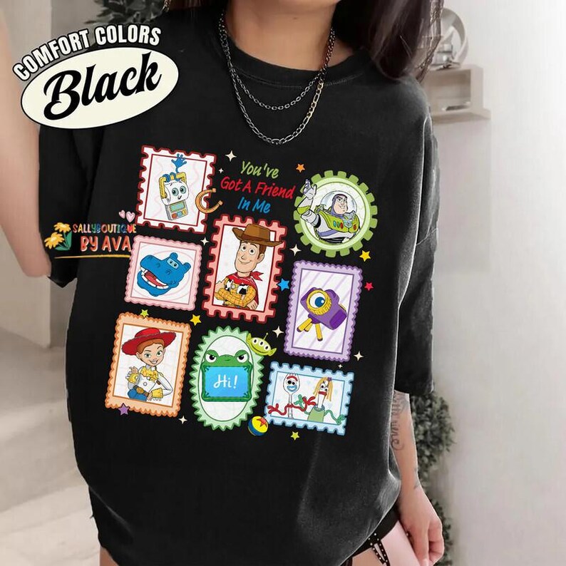 Toy Story 5 Shirt, You've Got A Friend In Me Tee, Disneyland Pixar Woody Buzz Etch Lenny Mr Spell Lilypad, Family Vacation 2026 Trip Shirt image 4