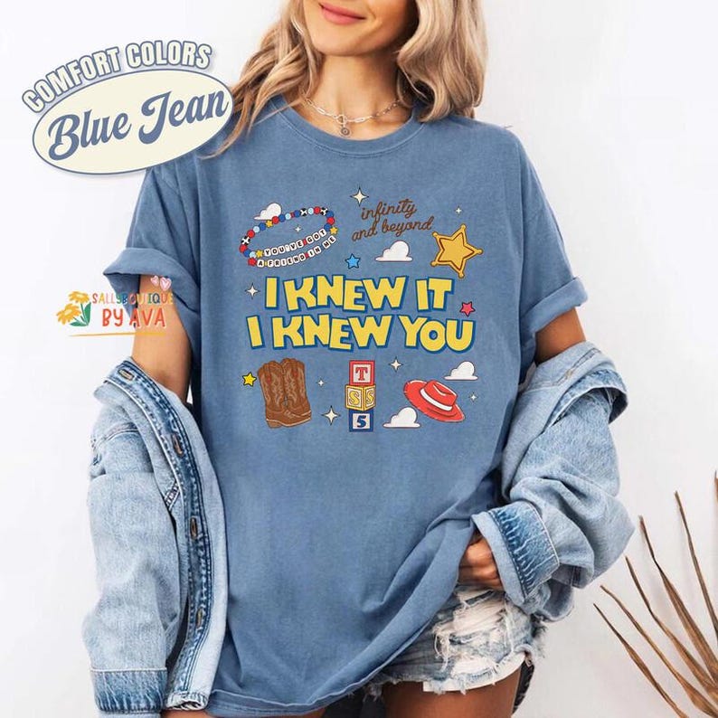 Disneyland Pixar Toy Story 5 I Knew It I Knew You Shirt, Toy Story Season 5 Shirt, Toy Story Land You've Got a Friend In Me Adult Kids Shirt image 1