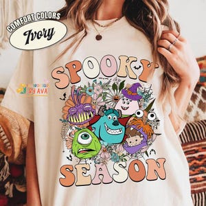 Mickey and Friends Halloween Shirt, Disneyland Spooky Season Shirt, Disneyland Spooky Tee, Cars Halloween Shirt, Toy Story Halloween Tee image 5