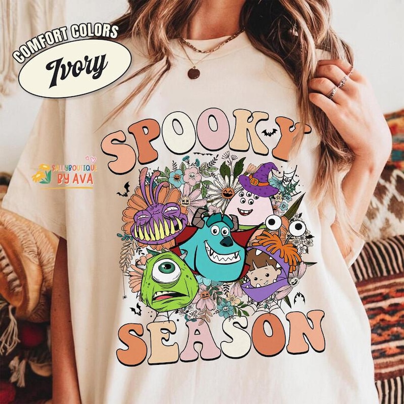 Mickey and Friends Halloween Shirt, Disneyland Spooky Season Shirt, Disneyland Spooky Tee, Cars Halloween Shirt, Toy Story Halloween Tee image 5