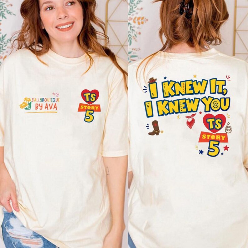 Disneyland Pixar Toy Story 5 I Knew It I Knew You Shirt, Toy Story 5 Inspired Shirt, I Knew It I Knew You Inspired Tshirt zdjęcie 3