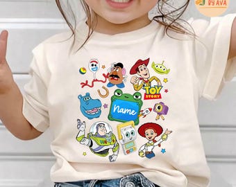 Camiseta personalizada de la película Toy Story 5, Lilypad Buzz Lightyear Woody Jessie Toy Story Land You've Got a Friend In Me (para adultos y niños)