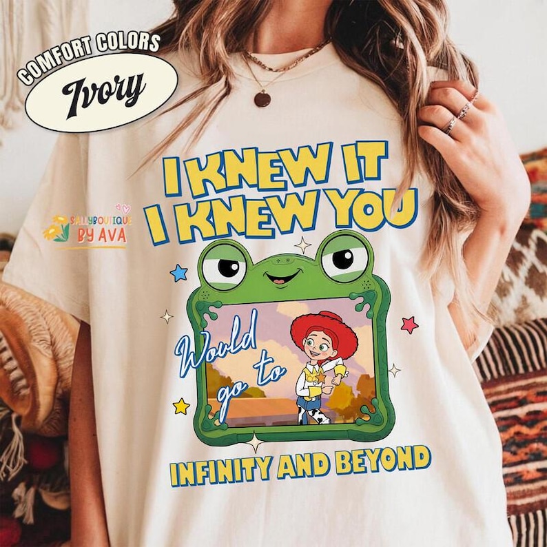 I Knew It I Knew You Toy Story 5 Shirt, Toy Story 5 Shirt, Infinity and Beyond Jessie Tee, Disneyland Toy Story 5 Birthday Shirt image 1