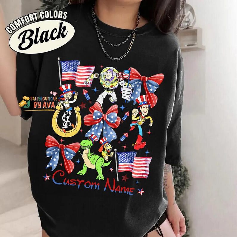 Disneyland 4th of July Toy Story Shirt, Disneyland Family Shirt, DisneyTrip Shirt, Disneyworld 4th of July Shirt, Independence Day image 5