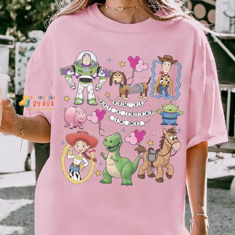 Coquette Disneyland Toy Story You've Got A Friend In Me Shirt, Toy Story Characters Tee, Family Matching Shirt, Disneyland Trip Shirt bild 6