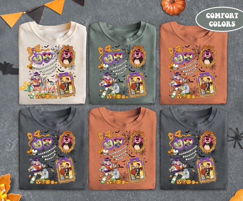 Camiseta Comfort Colors® Coquette de Toy Story para Halloween, Camiseta de Disneyland para Halloween, Camiseta vintage de Toy Story, Fiesta de Mickey No Tan Aterradora 2026 imagen 2