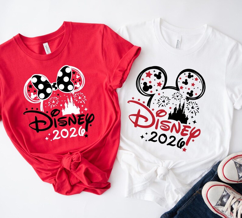 Camiseta personalizada de Disneyland 2026, camisetas del Castillo de Disneyland 2026, camiseta de Disneyland, camiseta del viaje a Disneyland 2026, camiseta familiar a juego de Disneyland imagen 3