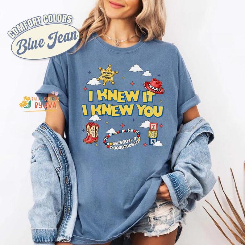 Chemise Je le savais, je savais que tu allais avoir 5 ans, chemise Toy Story 5, DisneylandToy Story 5 anniversaire, chemise anniversaire Toy Story image 5