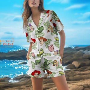 Toy Story Hawaiian Shirt, Disneyland Toy Story Friends Summer Shirt, Woody Buzz Lightyear Button Up Shirt, Hawaii Shirt For Toy Story Lover bild 5