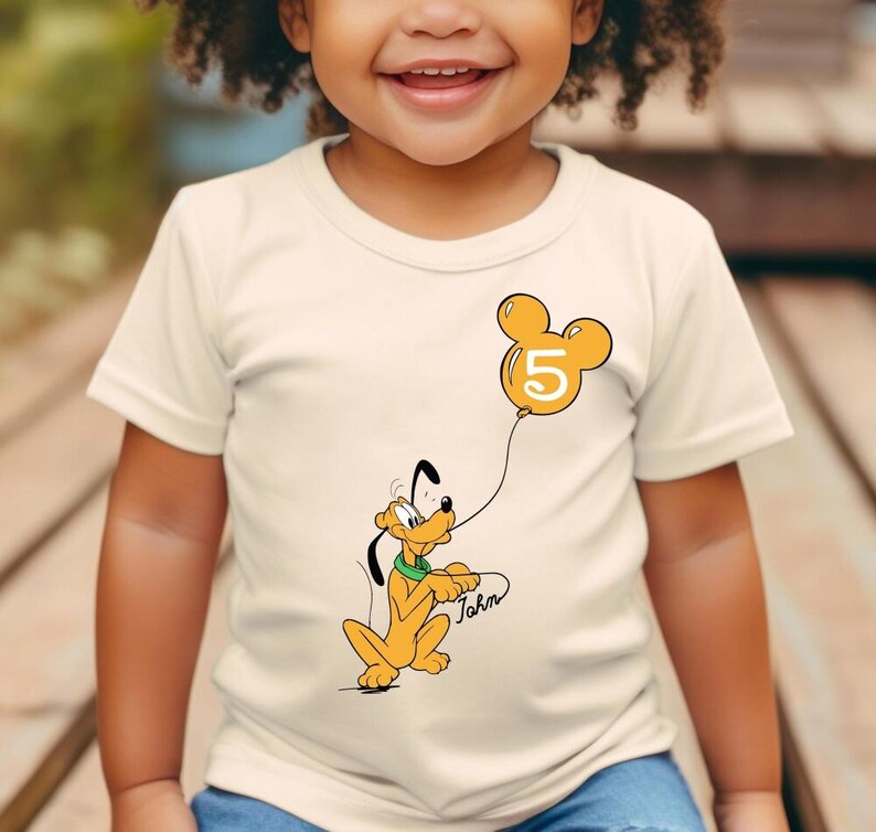 Custom Disneyland Birthday Ballon Shirt, Best Birthday Ever, Disneyland Birthday Boy Girl,Birthday Squad, Mickey & Friends Birthday Trip Tee image 4