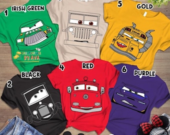 Disneyland Cars Halloween Costume Matching Shirts, Cars Group Shirt, Disneyland Vacation, Disneyworld Cars Shirt, Halloween Cars Pixar Shirt