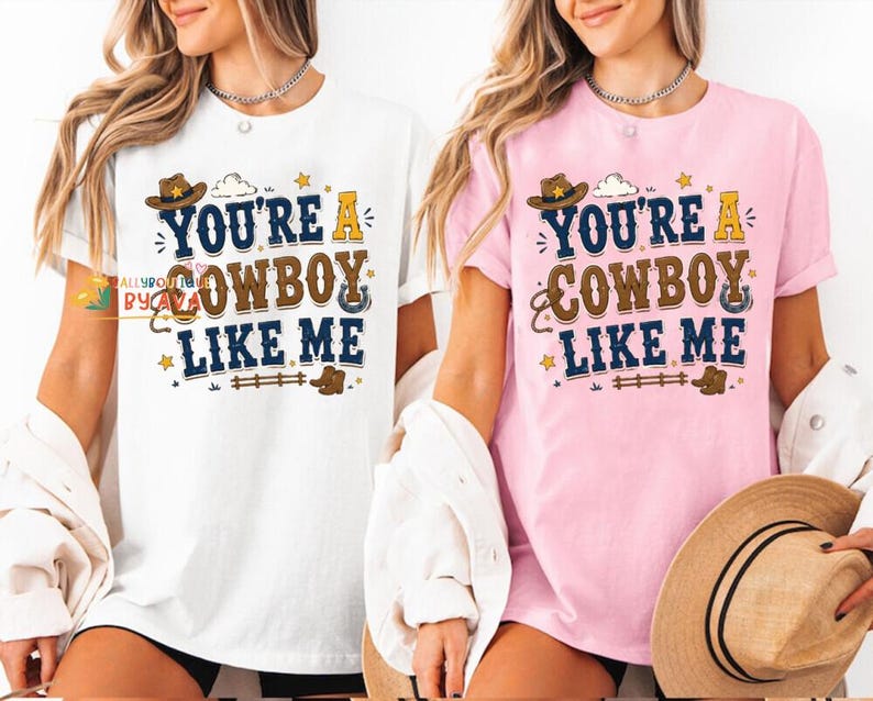 Cowboy Like Me Shirt, Toy Story 5 Inspired Tee, Western Disneyland Apparel, Funny Cowboy Graphic Shirt, Retro Country Music Gift image 2