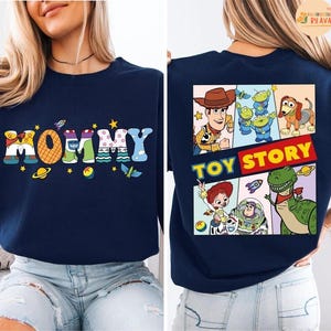 Toy Story Mommy Daddy T-Shirt, Disneyland Mom Dad Life Tee, Dad and Mom Shirt, Mother and Father Gift Shirt, Disneyland Family Trip Shirt image 4