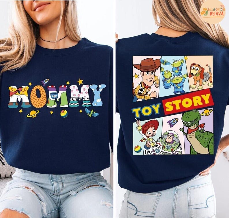 Toy Story Mommy Daddy T-Shirt, Disneyland Mom Dad Life Tee, Dad and Mom Shirt, Mother and Father Gift Shirt, Disneyland Family Trip Shirt image 4